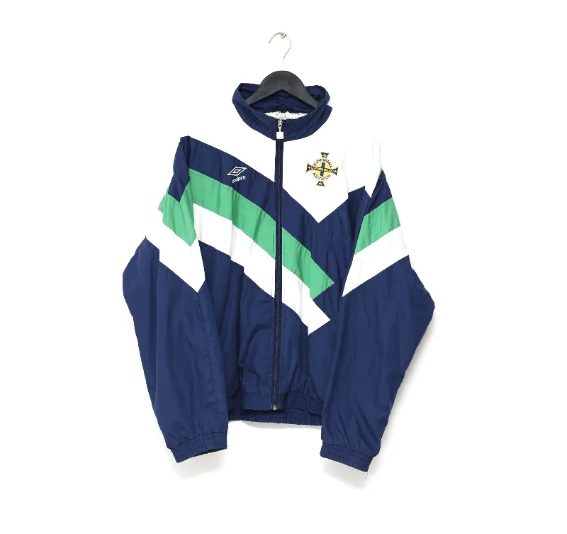 1991/93 Northern Ireland Vintage Umbro Football Track Jacket (L)