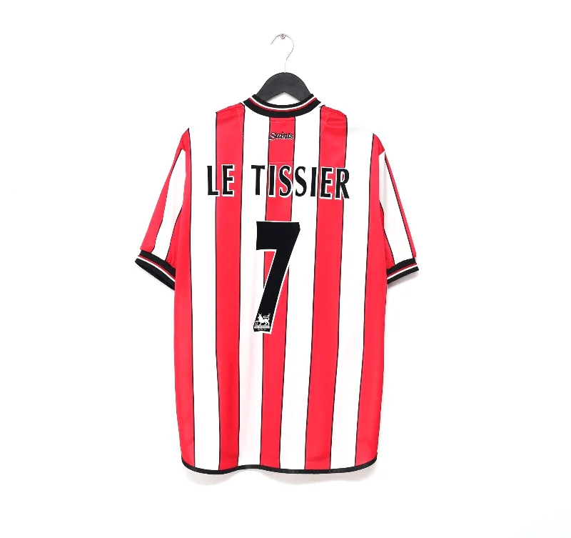 2001/02 LE TISSIER #7 Southampton Vintage SAINTS Home Football Shirt Jersey (L)