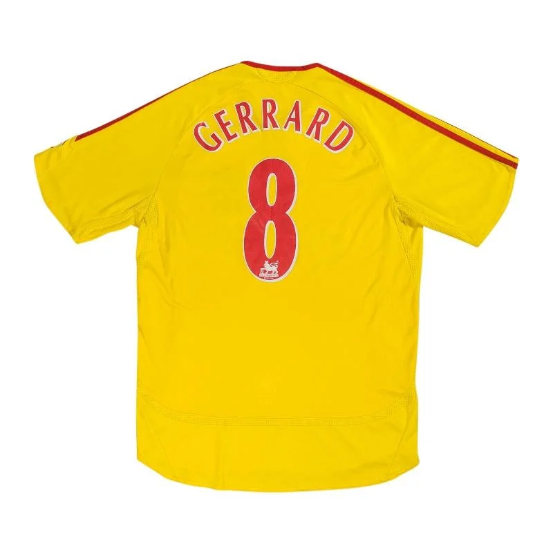 2006-07 Liverpool Away shirt M Gerrard 8 (Excellent)