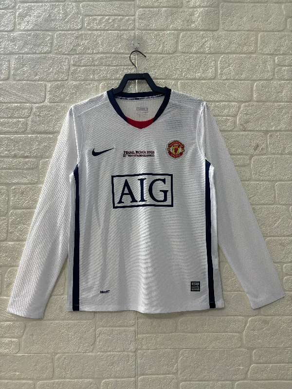 2008-09 Manchester United Champions League Final Kit - Long Sleeve