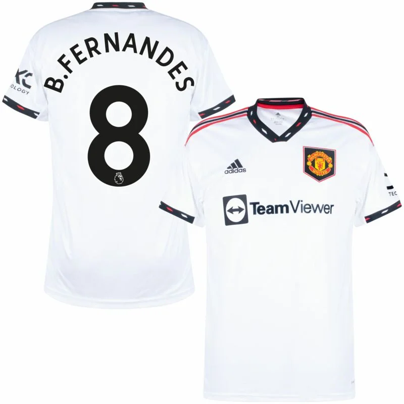 Adidas Manchester United Away B.Fernandes 8 Trikot 2022-2023 (Premier League)