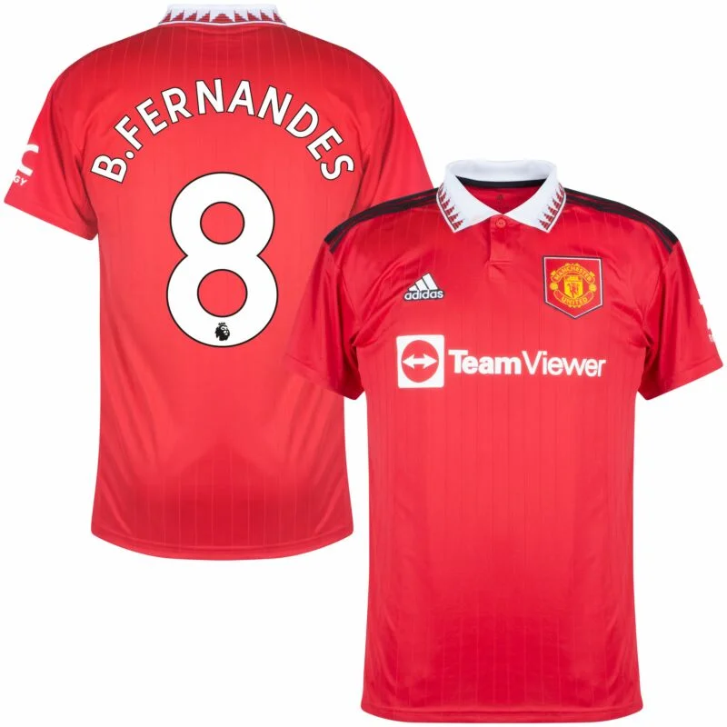 Adidas Manchester United Home B.Fernandes 8 Trikot 2022-2023 (Premier League)