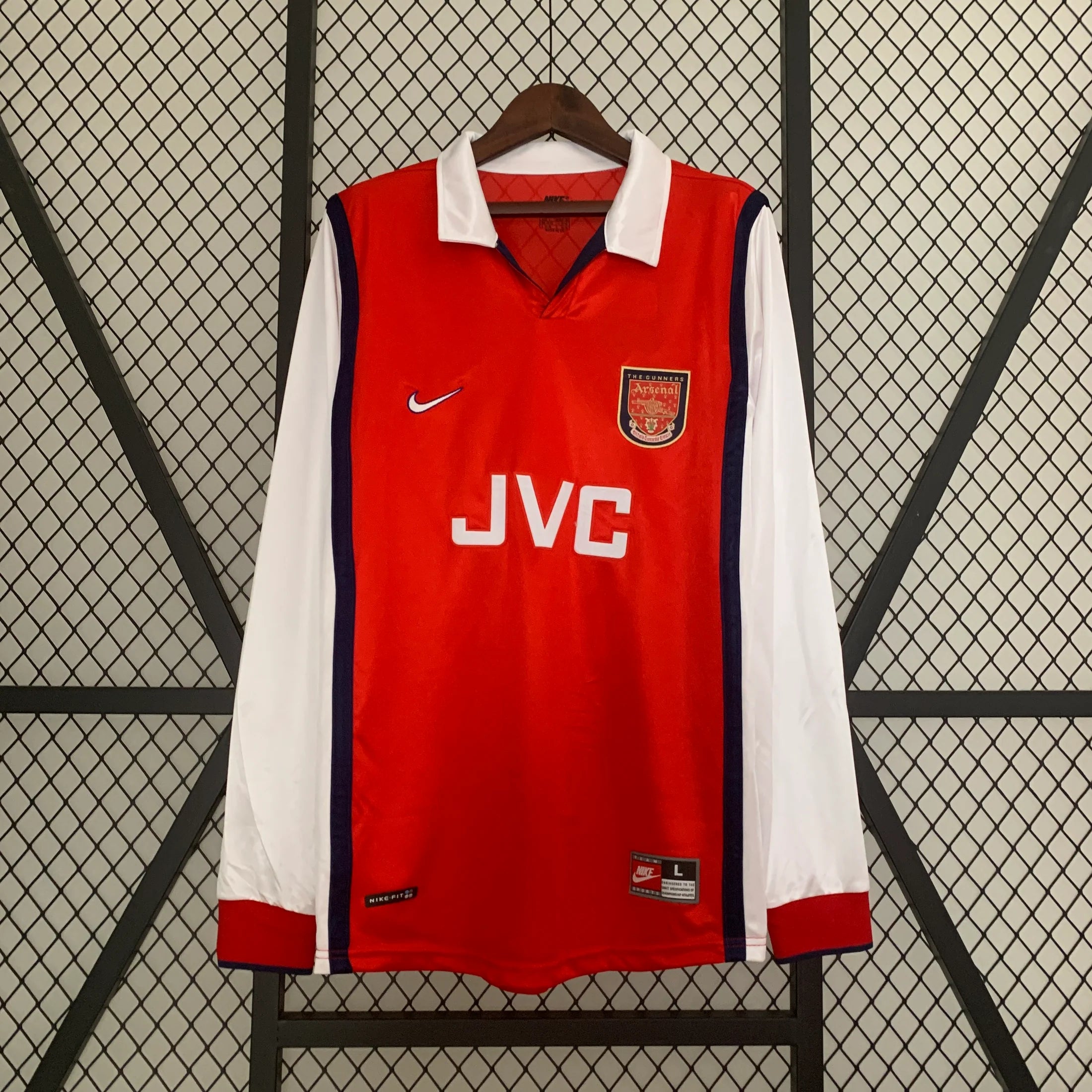 Arsenal FC 1998-99 Home Long Sleeve Jersey