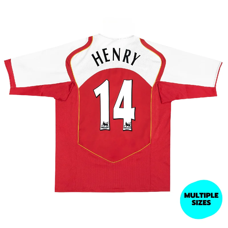 ARSENAL 2004-05 HOME SHIRT - HENRY 14 - 8/10