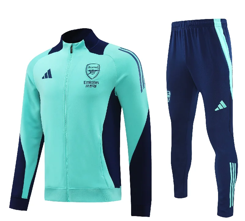 Arsenal 2024-25 Light Blue Full-zip Tracksuit Set