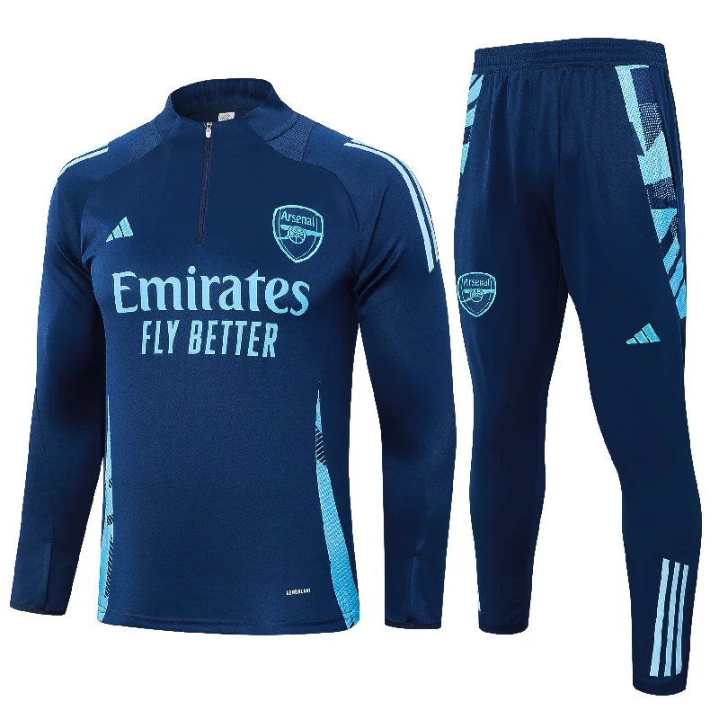 Arsenal 2024-25 Navy Half-zip Tracksuit Set