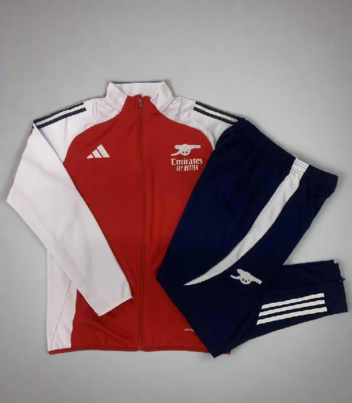 Arsenal 2024-25 Red Full-Zip Tracksuit Set