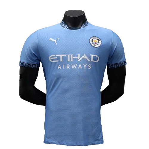 Camisa Manchester City l 2024/25 Azul - Modelo Jogador