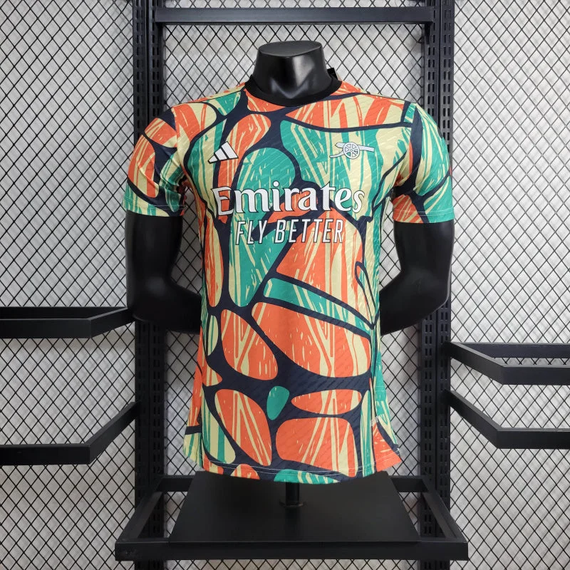 Camisa Oficial do Arsenal 24/25 Versão Jogador - Pré Jogo