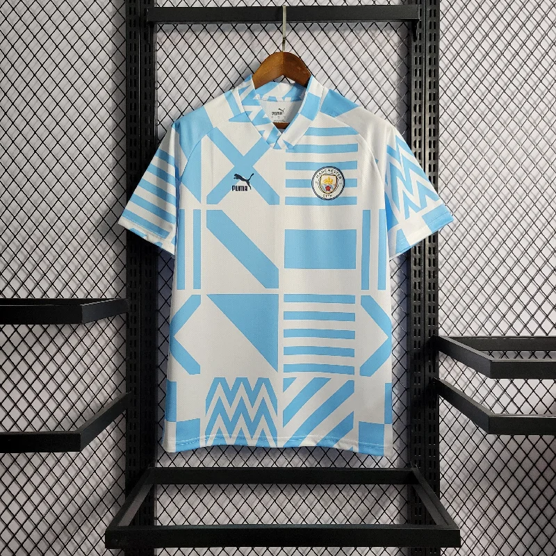 Camisa Oficial do Manchester City 22/23 - Pré Jogo