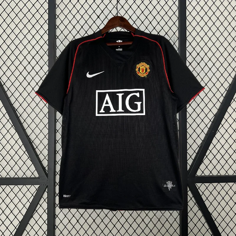 CAMISA RETRÔ MANCHESTER UNITED 07/08 PRETO