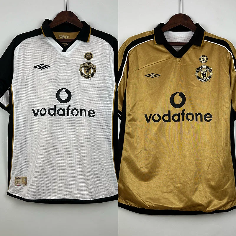 Camisa Retrô Manchester United 100 Anos - Dupla Face