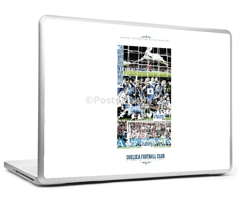 Chelsea Champions Minimal Art Laptop Skin