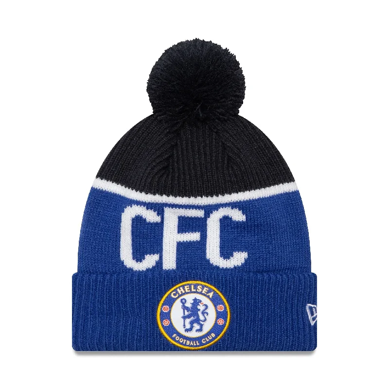 Chelsea FC Sport Pom Blue BEANIE