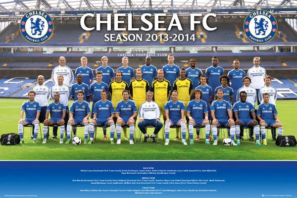 Chelsea Team Photo 13/14 Maxi Poster