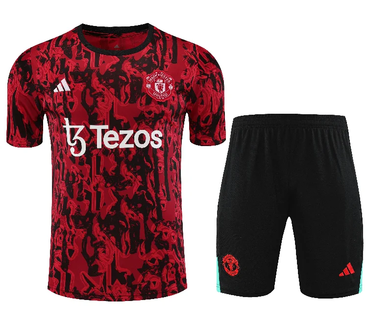 Conjunto Manga Manchester United Treino - Modelo Torcedor