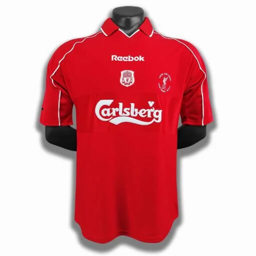 Customized 01/02  Liverpool Home Retro Jersey