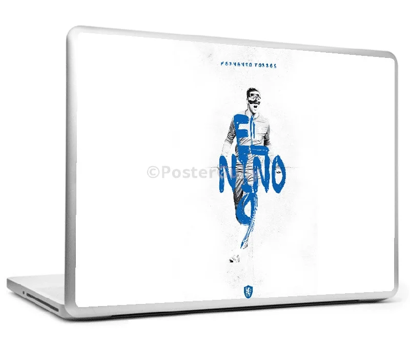 Fernando Torres Chelsea Minimal Football Art Laptop Skin