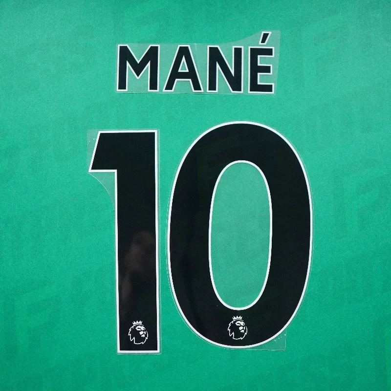 Flocage Officiel - Liverpool, Mané, 2019/2023, Away, Noir