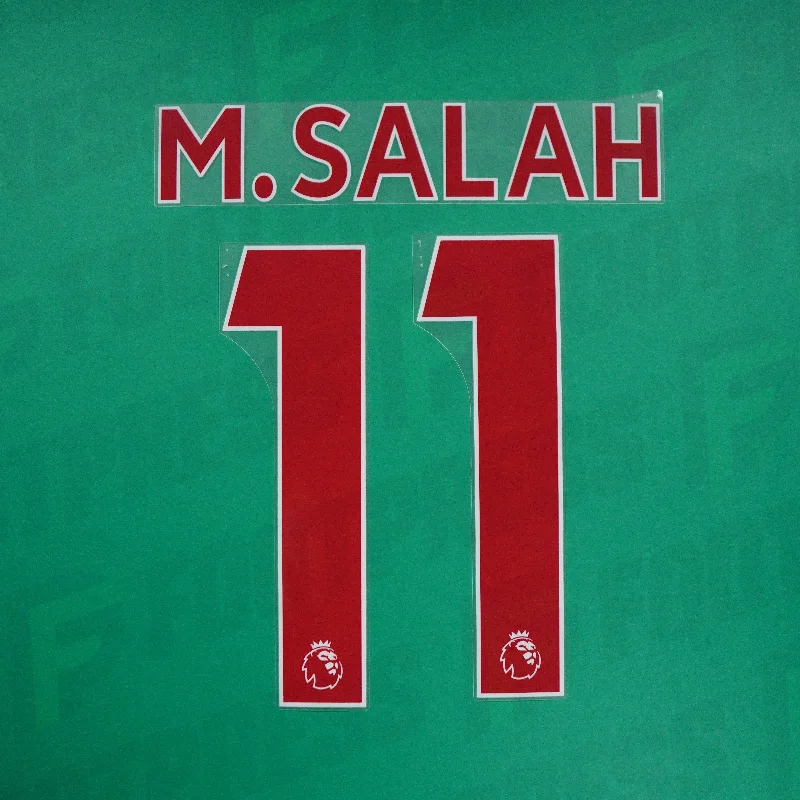 Flocage Officiel - Liverpool, Salah, 2021/2022, Away, Rouge