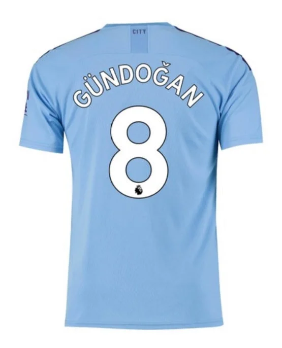 Ilkay Gundogan Manchester City 19/20 Home Jersey