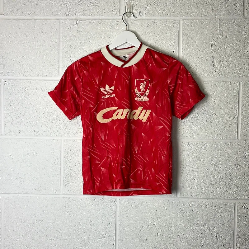 Liverpool 1989-1990 Home Shirt - 30-32 Inches - Original Shirt