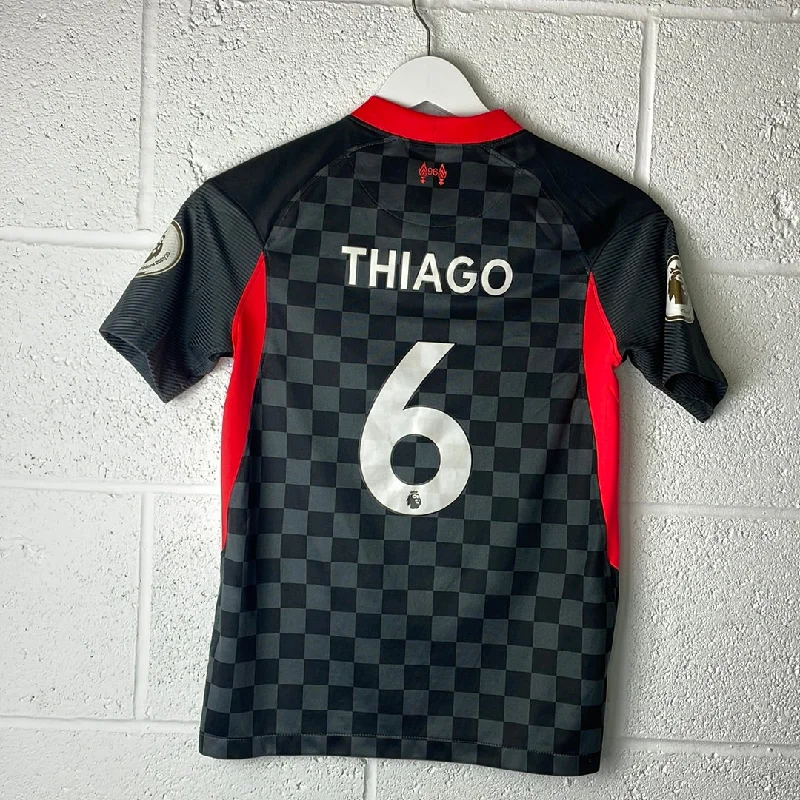 Liverpool 2020 2021 Third Shirt - Thiago 6 - Excellent Condition - Age 10-12 Shirt