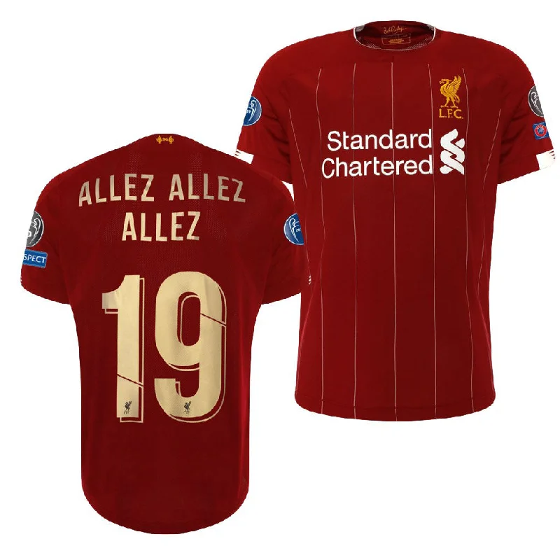 Liverpool ALLEZ ALLEZ ALLEZ 19/20 European Jersey #19