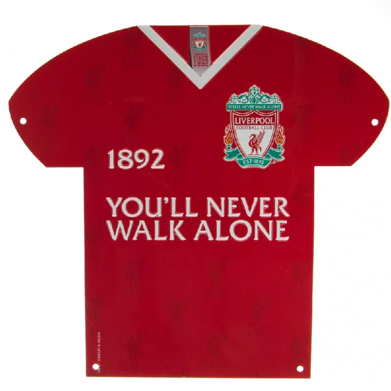 Liverpool FC Metal Shirt Sign