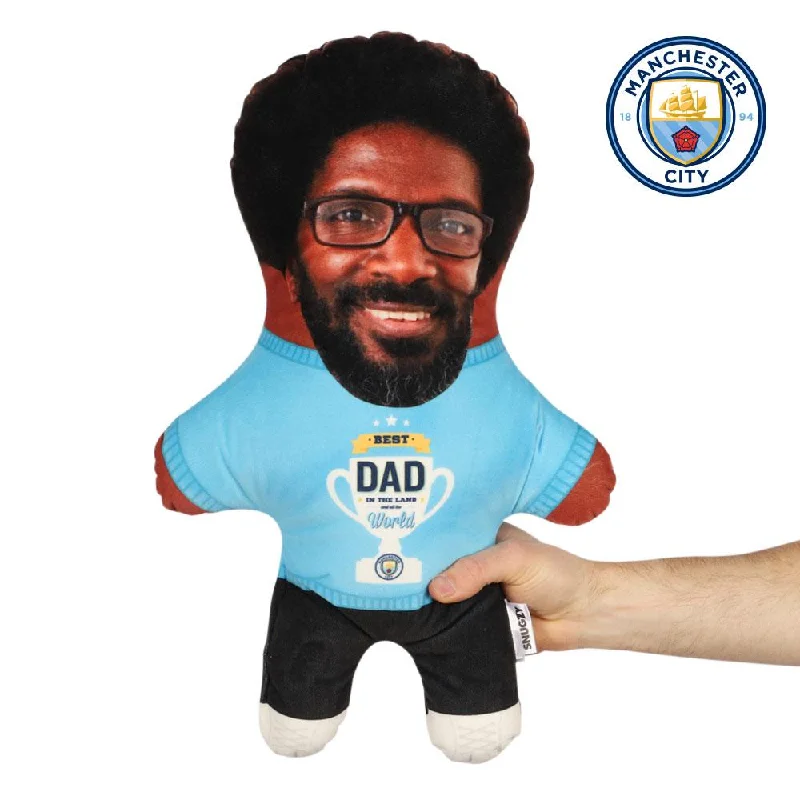 Man City Champion Dad Face Pillow