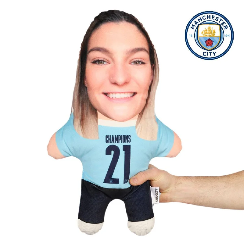 Man City Champions Face Pillow