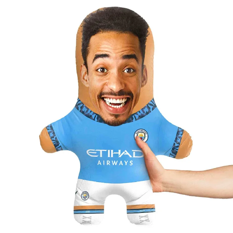 Man City Face Pillow