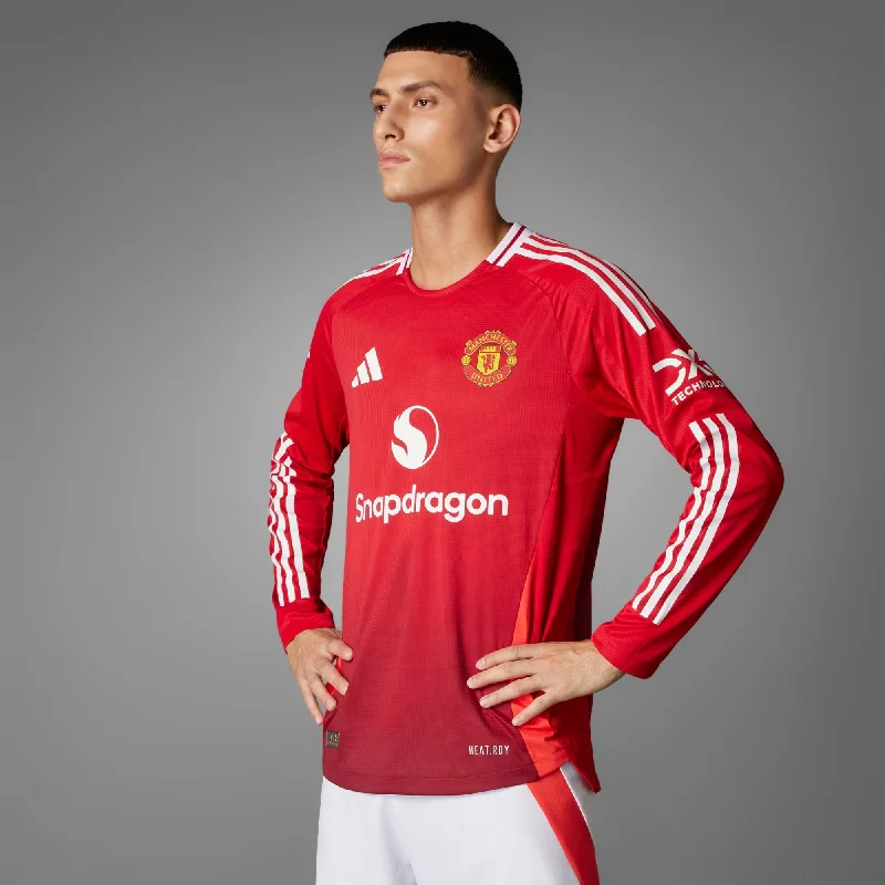 Man Utd 24/25 Home Authentic L/S Football Shirt