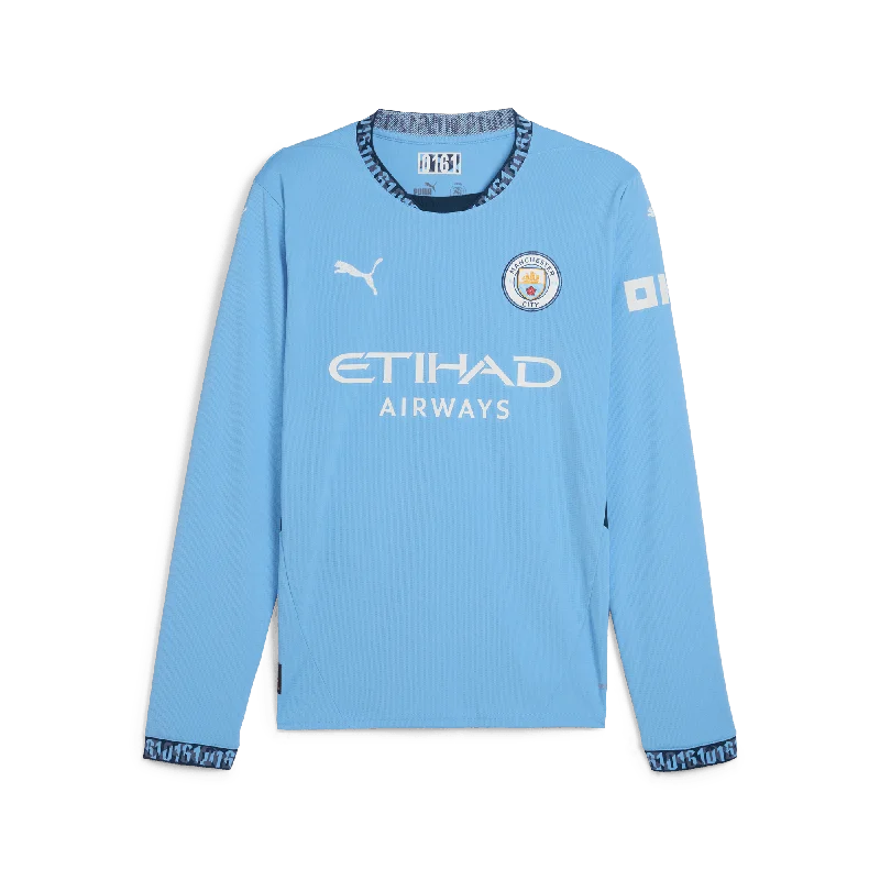 Manchester City FC Adults Home LS Jersey 2024/25