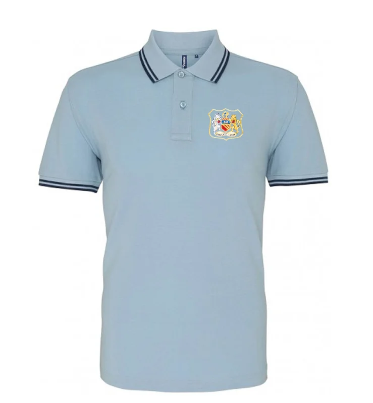 Manchester City Retro Football Iconic Polo 1940s - 1950s