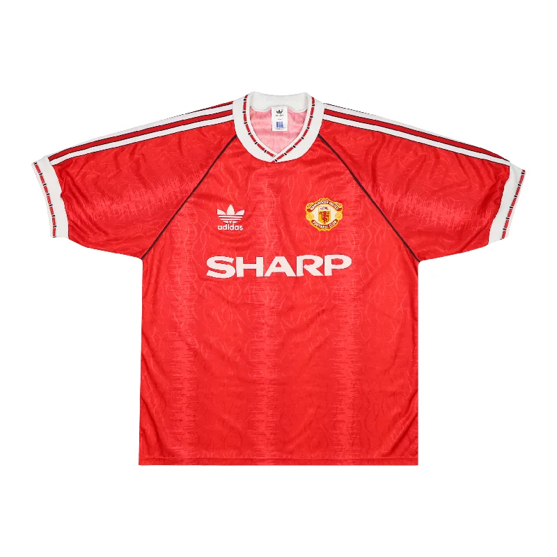 MANCHESTER UNITED 1990-92 HOME SHIRT - L