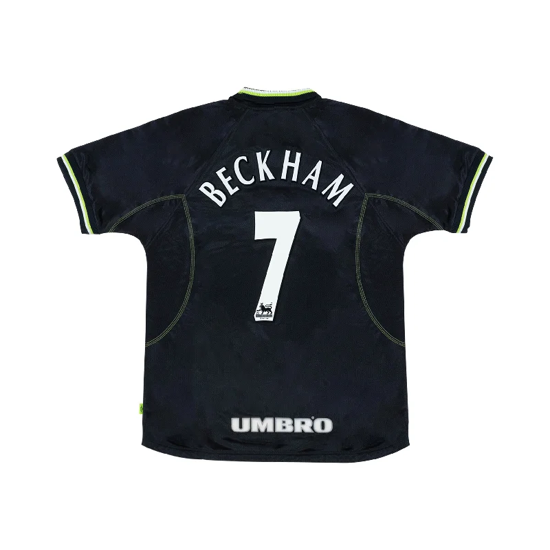 MANCHESTER UNITED 1998-99 THIRD SHIRT - BECKHAM 7 - L