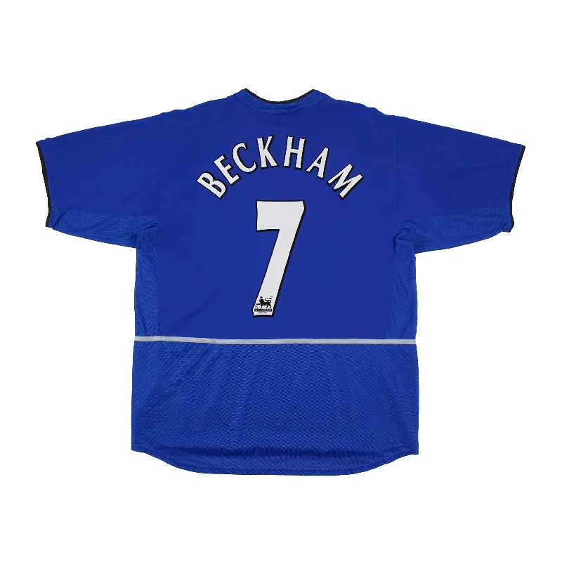 MANCHESTER UNITED 2002-03 THIRD SHIRT - BECKHAM 7 - L