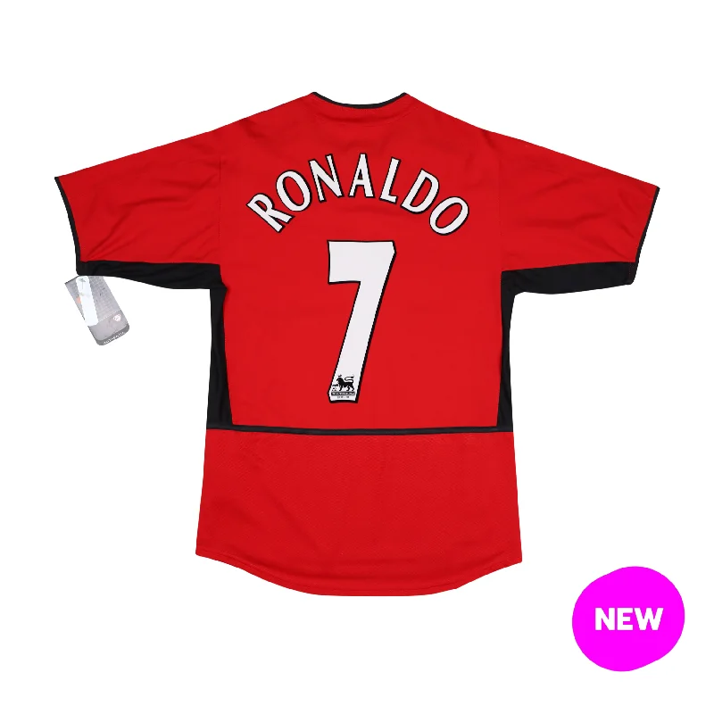 MANCHESTER UNITED 2002-04 HOME SHIRT - RONALDO 7 - S