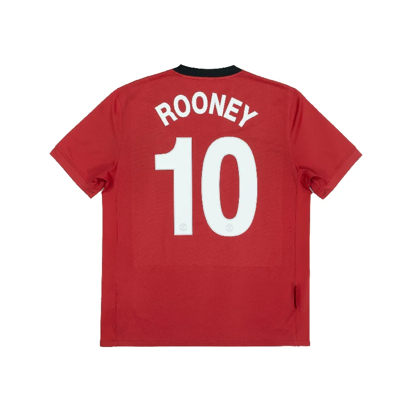 MANCHESTER UNITED 2009-10 HOME SHIRT - ROONEY 10 - L