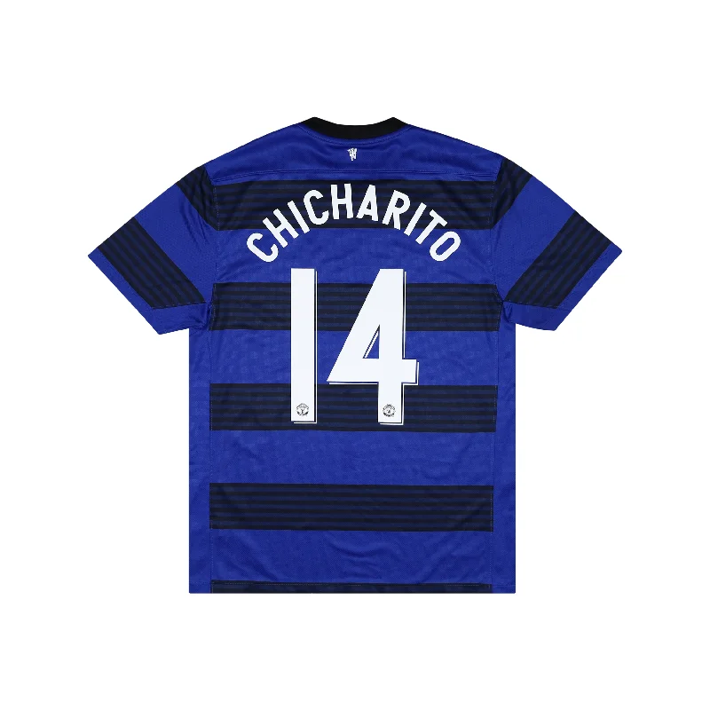 MANCHESTER UNITED 2011-13 AWAY SHIRT - CHICHARITO 14 - L