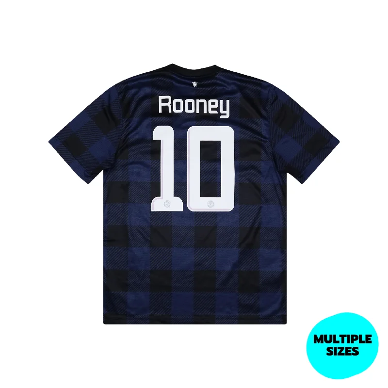 MANCHESTER UNITED 2013-14 AWAY SHIRT - ROONEY 10 - 8/10