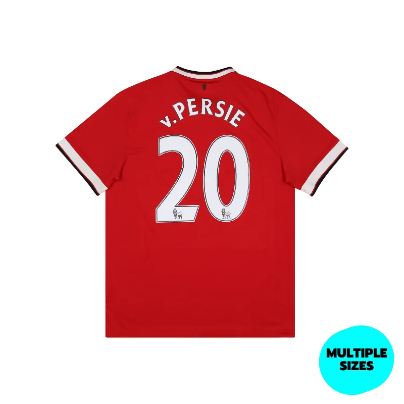 MANCHESTER UNITED 2014-15 HOME SHIRT - v.PERSIE 20 - 8/10