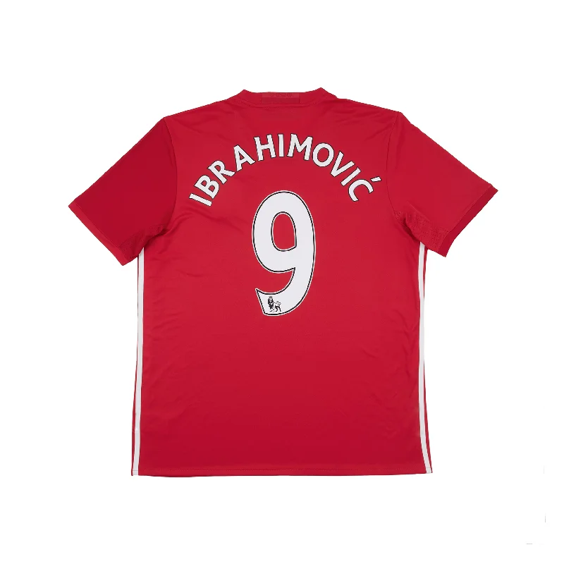 MANCHESTER UNITED 2016-17 HOME SHIRT - IBRAHIMOVIC 9 - L