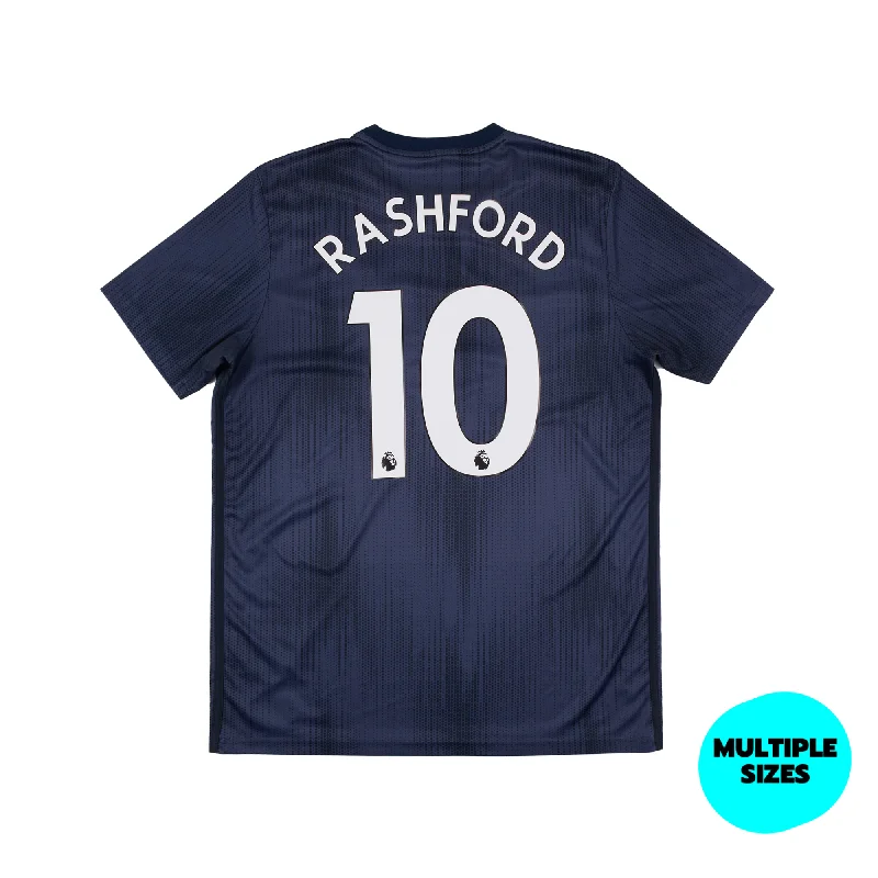 MANCHESTER UNITED 2018-19 THIRD SHIRT - RASHFORD 10 - 8/10