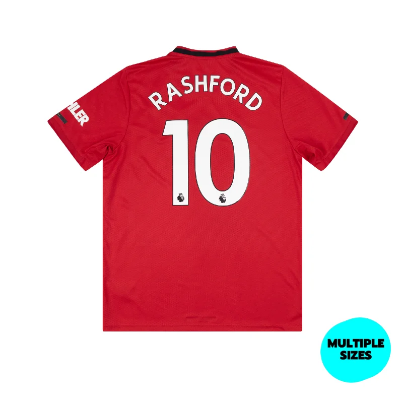 MANCHESTER UNITED 2019-20 HOME SHIRT - RASHFORD 10 - 8/10