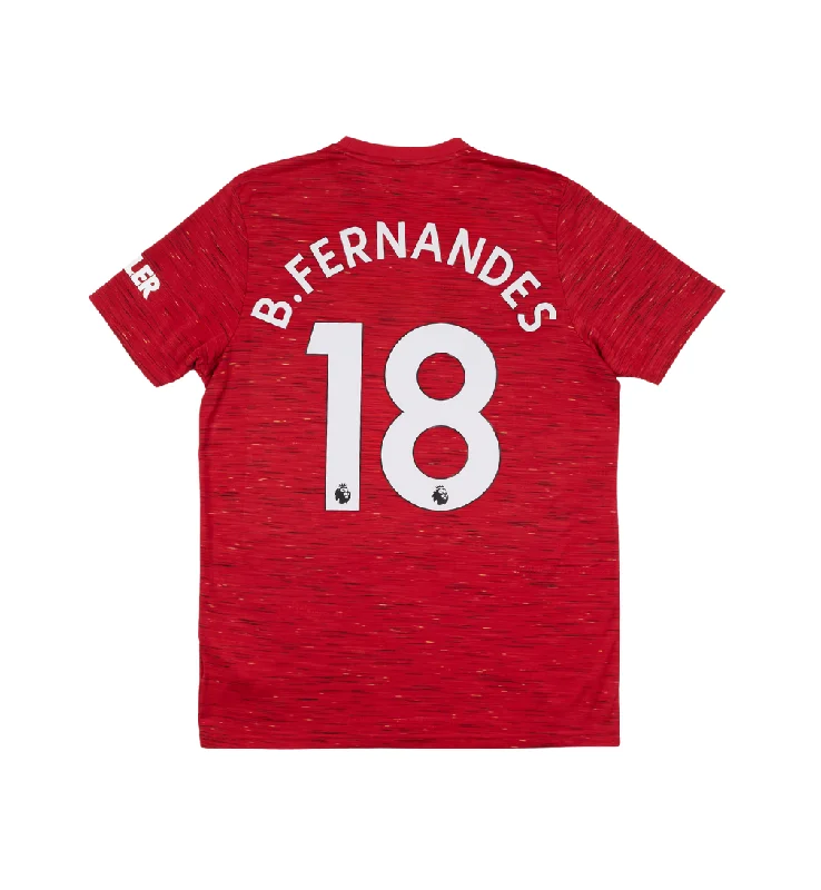 MANCHESTER UNITED 2020-21 HOME SHIRT - FERNANDES 18 - L