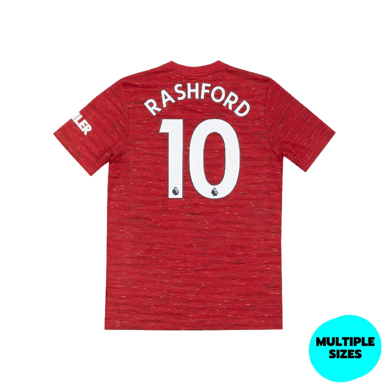 MANCHESTER UNITED 2020-21 HOME SHIRT - RASHFORD 10 - 8/10