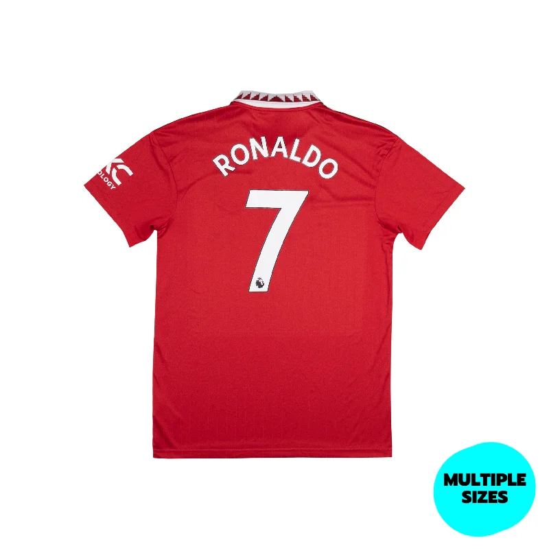 MANCHESTER UNITED 2022-23 HOME SHIRT - RONALDO 7 - 8/10