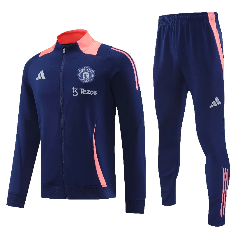 Manchester United 2024-25 Navy Full-Zip Tracksuit Set